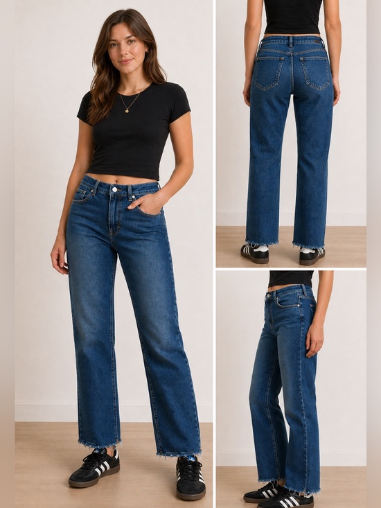 Good American Denim - Good American Classic Baby Hem Jeans Size 10/30